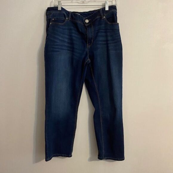 EST 1946 denim 5 pocket capri's, size 14 - Picture 1 of 3